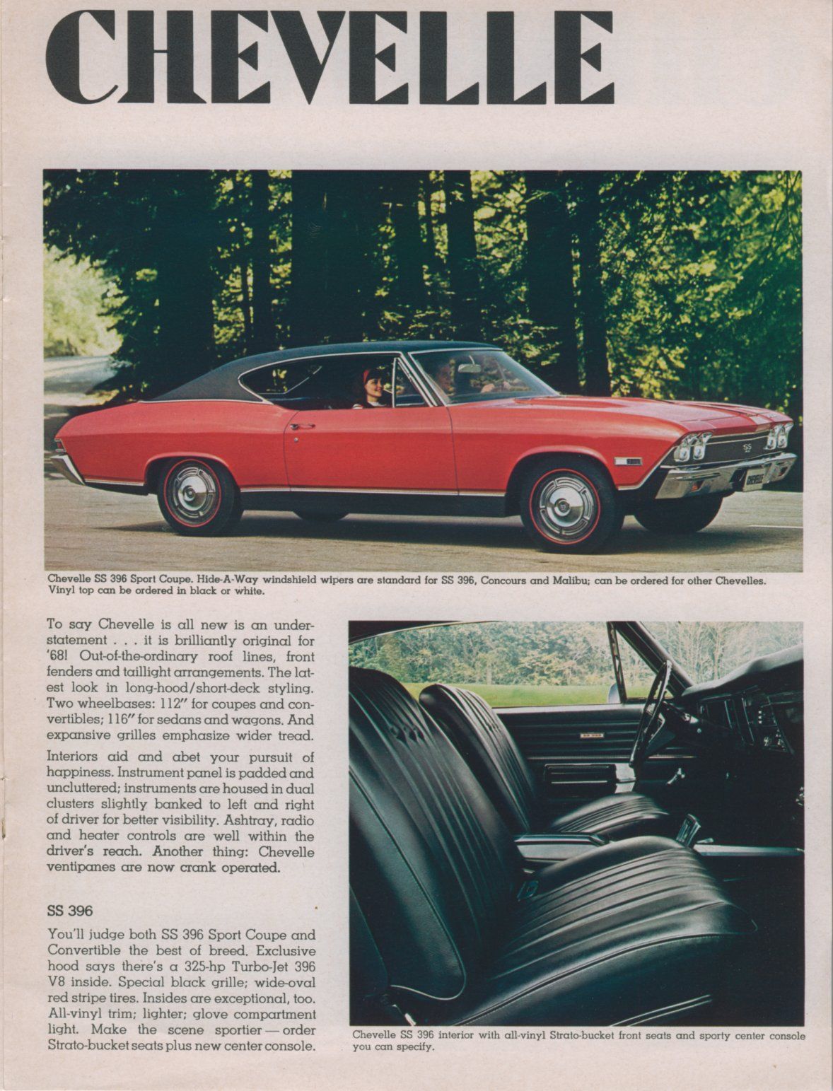 1968 Chev Chevelle Brochure Page 2